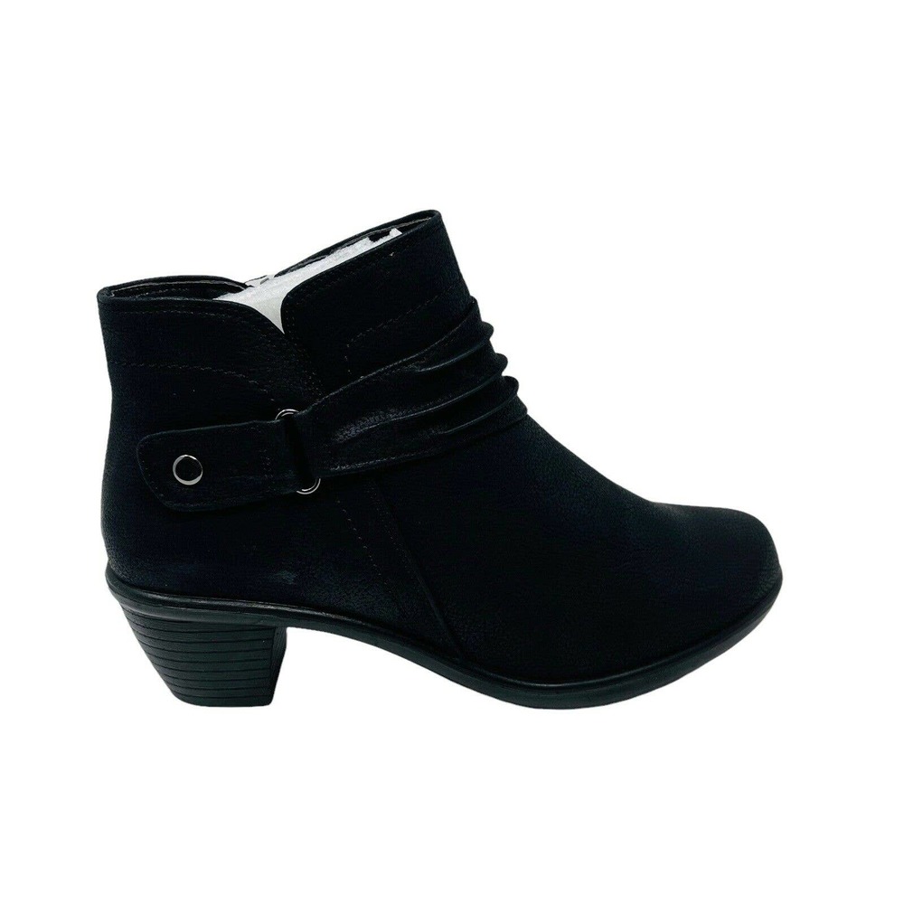 Never been worn- New Easy Street Womans Damita Black Ankle Boots 7.5 Comfort NIB
